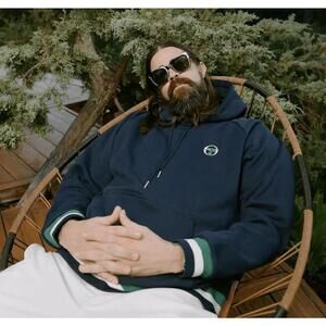 UNION X SERGIO TACCHINI BLUE HOODIE